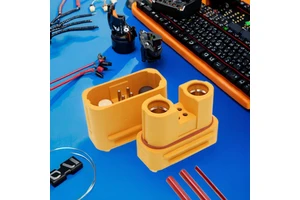 Amass AS150U Banana Connector Gold Plated Female Male Plug Anti-spark Signal Pin Lipo Battery Waterproof Socket Made Plastic