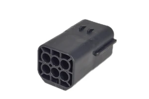 2 3 4 6 Pin Auto Connector Black Color Male Automotive Connector for Car Wiring Harness