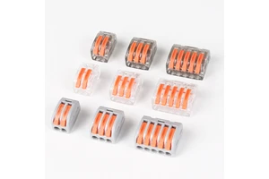 Electric Spring Splice Quick Push in Lever Wire Connector Strip Light Cable Connectors Led