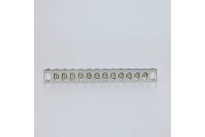 High Conductivity 12 Hole Aluminum Grounding Terminal Block for Electrical Panels