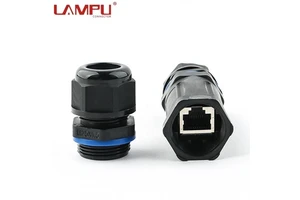 Factory IP68 Ethernet Lan Connector CAT6 Network Cable Connection CNP RJ45 Waterproof Connector