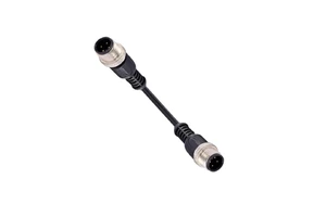 M12 Bus Cable Connector Wire Cable Assembly Double End Power Sensor Cable Connector Circular Round Type Connector