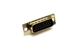 Hi-D Sub 26-Pin Male Solder Type Gold Contact Brass Connector Ni Shell TRAY Packaging