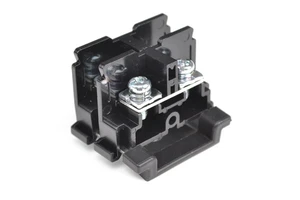 QUTD-32 Screw Terminal Block Double Pole Screw Terminal DIN Rail Mount Connection Terminal Industrial Terminal Block