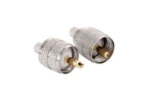 Durable Style PL259 SO239 UHF Coaxial Connectors and Adapters for VHF UHF Radio Antenna Systems RG58 RG8X LMR400 Coax Cable