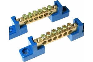 Premium brass neutral link connector high conductivity terminal for distribution board switchgear electrical panels