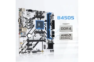 B450S Micro ATX Motherboard DIY Computer Supports AMD AM4 Slot Processors Ryzen 1st 2nd 3rd 4th 5th CPU MAX 64GB DDR4
