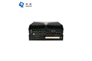 LGA1151 6/8/9th Gen Industrial Fanless Embedded PC 6 GbE LAN 4 PoE 9-36V DC Wide Temp -10~50℃ Factory Automation IoT Gateway