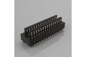 HC-PBB08-2-40-M-H4.0 SMT Pitch Double Slot Board to Board & Mezzanine Connectors Right-angle Connector for Pcba