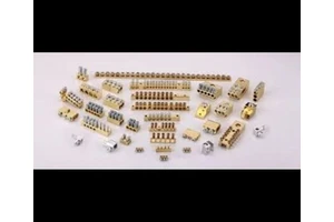 Premium brass neutral link terminal for distribution board high conductivity corrosion resistant electrical panel connector