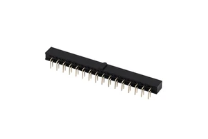 Double Row Female Curved Needle Seat 90 Degree Horizontal Curved Header Connector