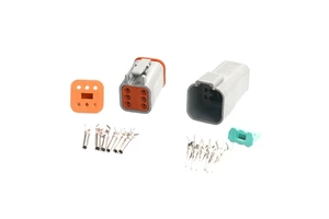 Deutsch DT Series 6-Pin Male Female Sockets Automotive Plastic Connectors With Terminal Plugs Electronic Component