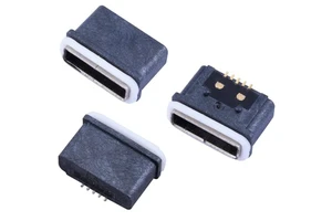 Female AB type with waterproof ring waterproof grade IP67 MICRO USB connector