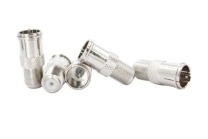 RG6/RG59 Quick Plug F Connector Coaxial Cable Compression Connector