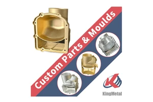 Custom Die Casting Powder Coated Gas Collection Hood Industrial Stainless Steel Exhaust Parts Kingmetal Brand ISO9001 Certified