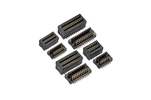 Board to Board Connector 0.8mm Pitch H3.0 to H6.0 Double Slot Male/Female Connector SMT 6P to 20P Mezzanine Connectors