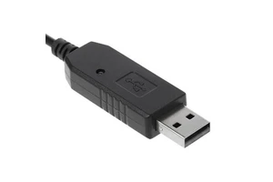 USB 2.0 to DC5521 5V to 12V Step-Up Booster Cable Stable 12V Power Adapter for LED, Router, CCTV & Speakers Wiring Harness