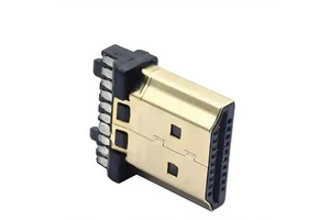 High Definition Multimedia Interface Male Plug Connector 20-Pin Type Audio & Video Connectors