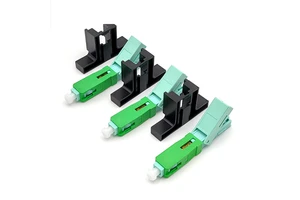 Fiber Optic SC APC Square Fast Connector of 2*3 mm Single Mode Cold Connector Field Assembly Connector