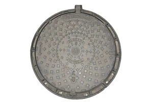 Customizable D400 C250 Type Manhole Cover Dia 600 800 Ductile Iron Cast Iron Material Various Fabrication Services Applications