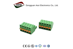AOSI GREEN 2EDGKD 5.08mm 2P ~ 12P PCB CONNECTOR PLUG-IN TERMINAL BlOCKS 2,5 ST