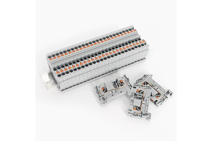Push In Terminal Block PT2.5 Wire Connector Quick Wiring Combined Spring Terminal Din Rail Terminal Block