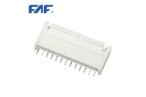 FAF B250011 SX003 2.50 MM Pitch Wire to Board Connector 2-15 Pins High Box Type Top Entry Header With Kinks and a Boss