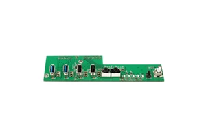 Computer Server Board Backplane 1 to 4 Ports USB 2.0 Power Switch&LED Reset Switch PCB Board LPT Connector Single Board Chassis