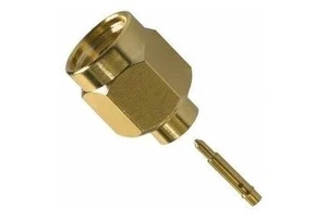 132102-10 RF Connectors / Coaxial Connectors SMA PLUG 141-W/ LARGE CONT