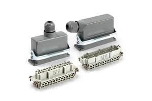 BYLJQ OEM 24P 18P Heavy Duty Rectangular Connector HE-018 HE-024 Industrial Automation Aviation Rectangular Electrical Connector