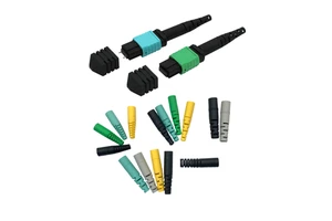 TPE Boot Fiber Optic Connector End Sleeve Plastic Pigtail 3.0mm 3.6mm 4.0mm 5.0mm 5.5mm MPO Connector Boot