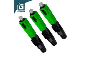 Gcabling SC APC Optical Quick Conector FTTH Drop Cable Field Termination Mechanical Conectores Fiber Optic Fast Connector