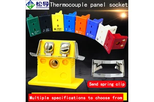Thermocouple K-type Panel Socket Male Plug Female Plug MPJ-K/J/T/E/N/C/U/R/S Temperature Connector
