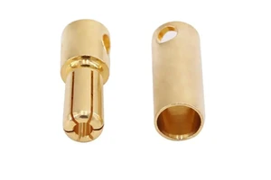 DIY RC Drone Parts Accessory 5.5mm Gold-Plated Banana Plug Connector Copper Contact Material ROHS Certified HXE Brand for