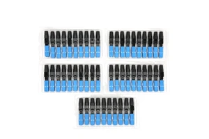 50Pcs SC UPCC Optical Fiber Fast Connector Adapter for Optical Communication Blue