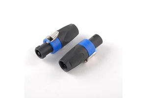 Wholesale Universal Speaker Connector Brigtht Color NL4 4 Pole Blue Speakon Audio Plugs Male Connector