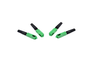 Aoptke APC SC-APC Rapid Pre-polish Fast Assembly FTTH Optical Fiber Connector OEM Blue Green Reusable