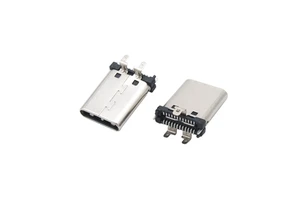 USB Type-C 24 Pin Vertical Straight Plug-in Fast Charge Connector USB Type B Copper 3A