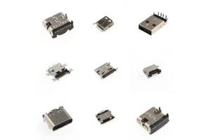 3.1 vertical C type 24 pin female USB connector
