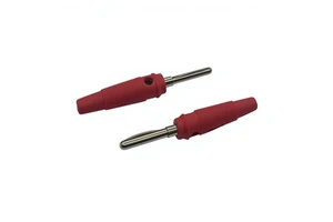 Single-Pin Red Banana Plug Connectors