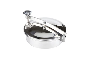 Factory Custom Sanitary Stainless Steel 304 316L Round Manhole Cover Mirror Polished for tank