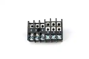Durui Direct Manufacturer Double Row Barrier 6-Pole 5-10 AWG PCB Terminal Blocks Screw Connection Brass Contact 150A Max