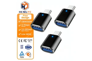 Wholesale High Speed USB 3.0 to USB-C OTG Adapter with OTP Protection for Mobile Phone Charging & Data Transfer