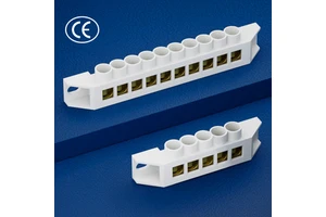 Quality Assurance Terminal Block White Side Mounting Terminals Screw Terminal Block Connector for High Voltage Cabinet