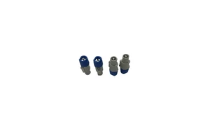 Rongxiang Nickel-Plated Copper 4-Pin White and Blue Insulation Speaker Plugs Cable Connector Audio & Video Connectors