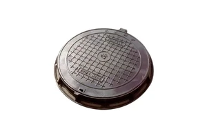 JINYE Custom Logo D400 Universal Version Polymer Concrete Modern Highway Manhole Cover B125 C250 EN Model Anti-Corrosion 1 Year