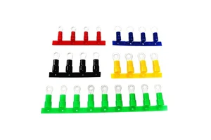 RVN 5.5-8 China Terminales Manufacturer Electrical Cable Lugs Wire Termination Crimp Copper Round Ring Insulated Terminal