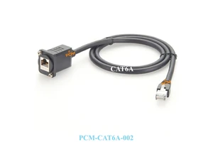 Ethernet GigE RJ45 Cat6A EtherCON Modular XLR Type Panel Mount Connector Extension Cable Switchcraft EH Series Neutrik NE8FDX-P6