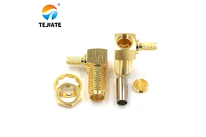 SMA-KYW-1.5 90 Degree Female Connectors M8 Cardboard Rf Coaxial Connector