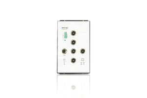 EN50155 Industrial M12 Fast Network PoE Switch 5*10/100M Within 4*PoE Ports IP40 1Gbps -40~75℃ Operating Temp 5-Year Warranty